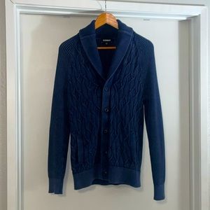 Express Men’s Navy Blue Cardigan